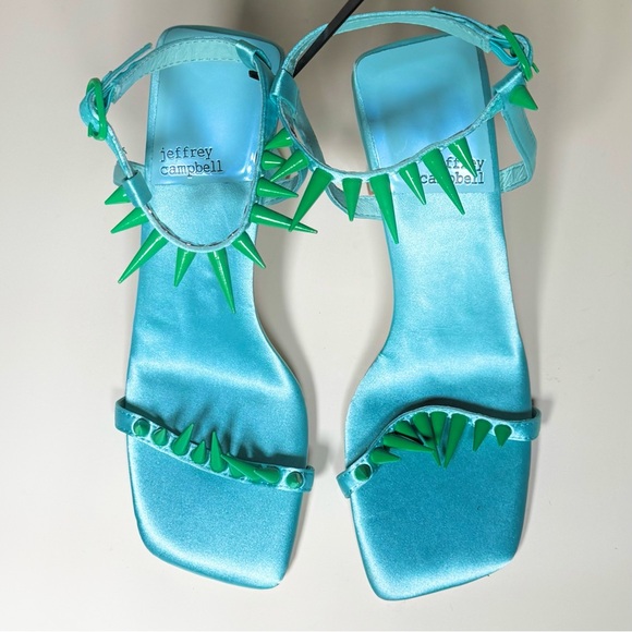 jeffery campbell blue spike heels - Picture 2 of 4